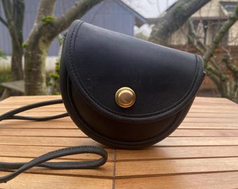 Vintage Coach 0515 Brown Leather Belt Bag Fanny Pack Size M-L Made