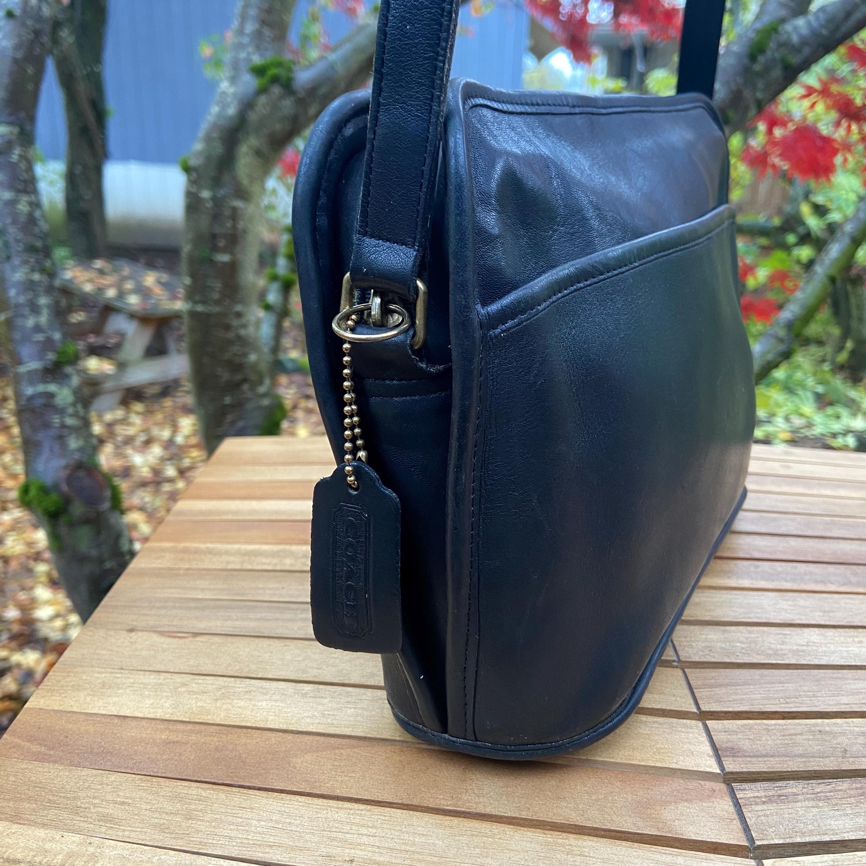 Vintage Coach Oliver Bag | Style 9902 | Black | Made in USA - Etsy