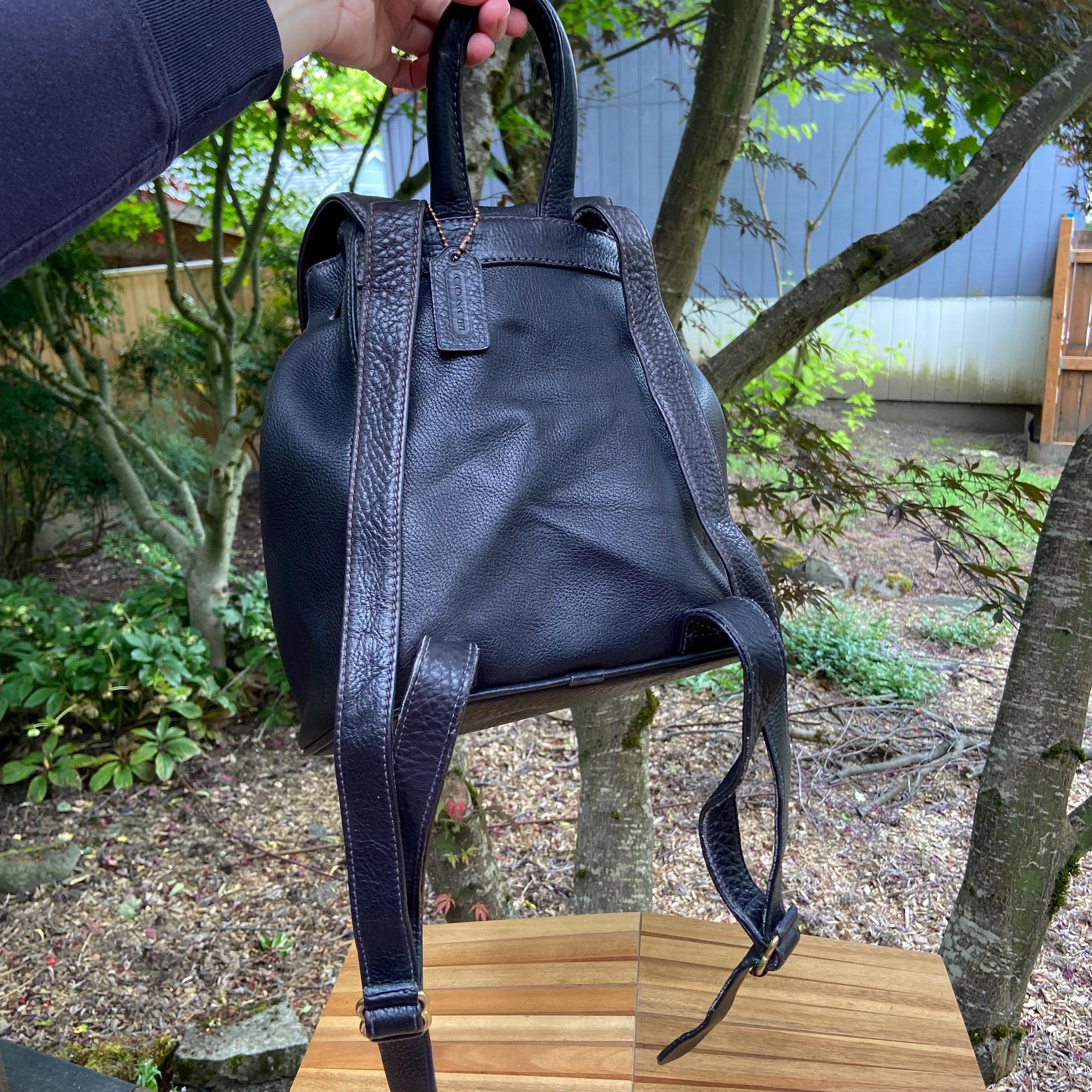 Vintage Coach Small Backpack Natural Grain | Style 4911
