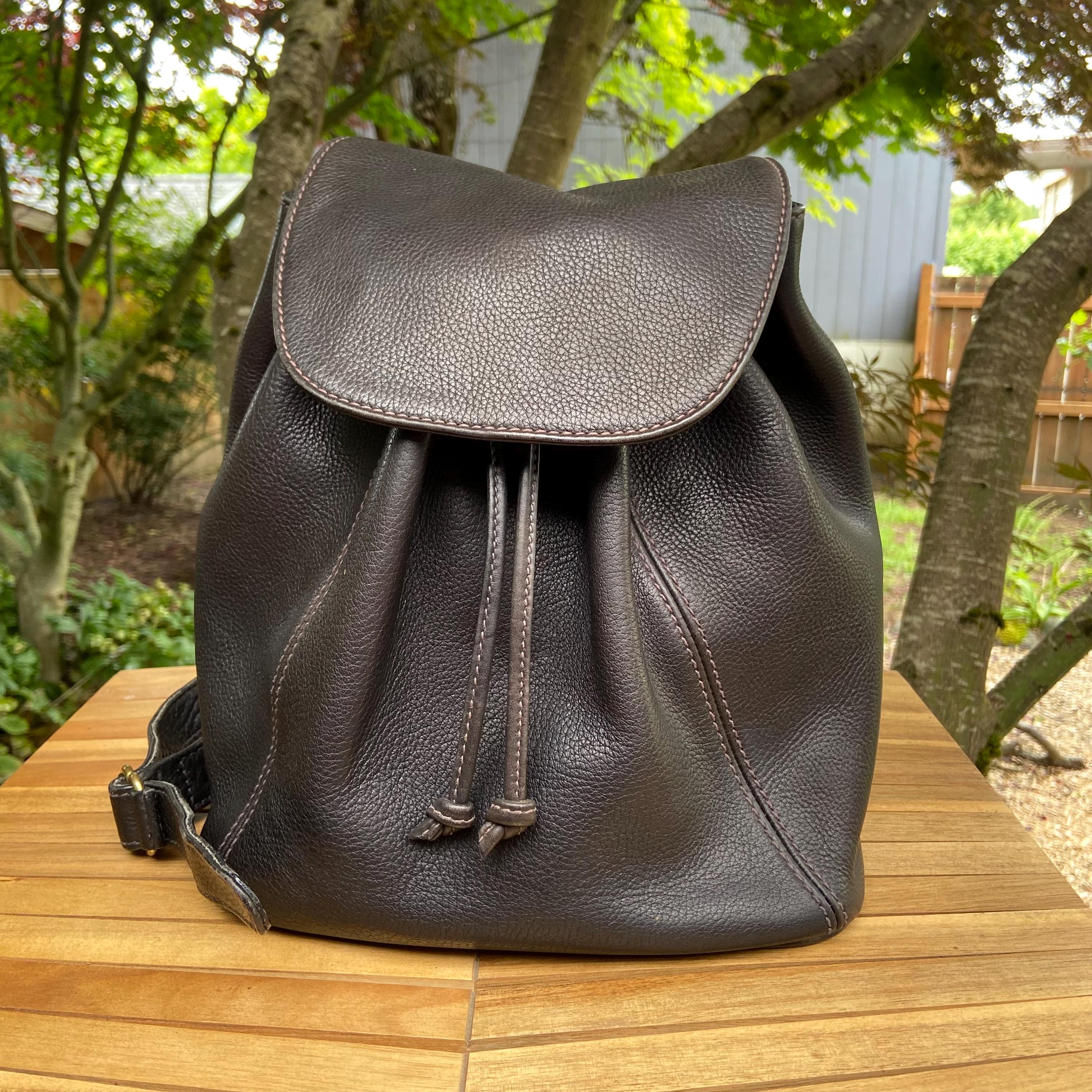 Vintage Coach Small Backpack Natural Grain | Style 4911