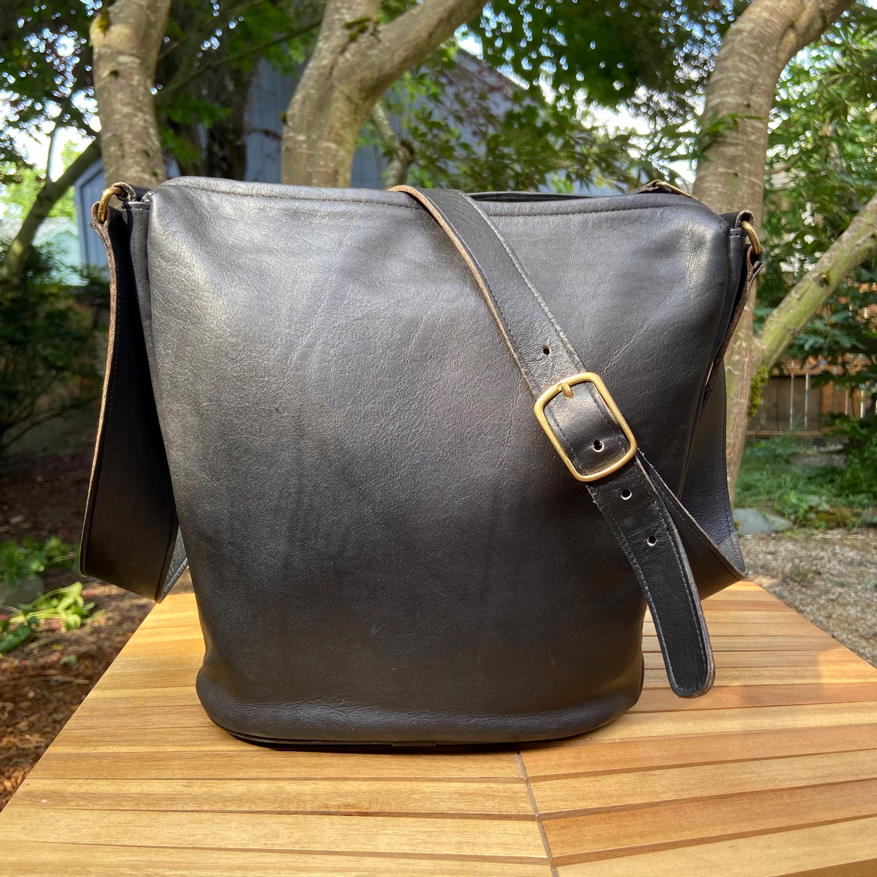 Vintage Coach Boulevard Bag | Style 4128 | Black With Brass