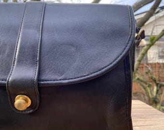Vintage Coach Roll Bag | Style 9887 | Black | Made in USA | No