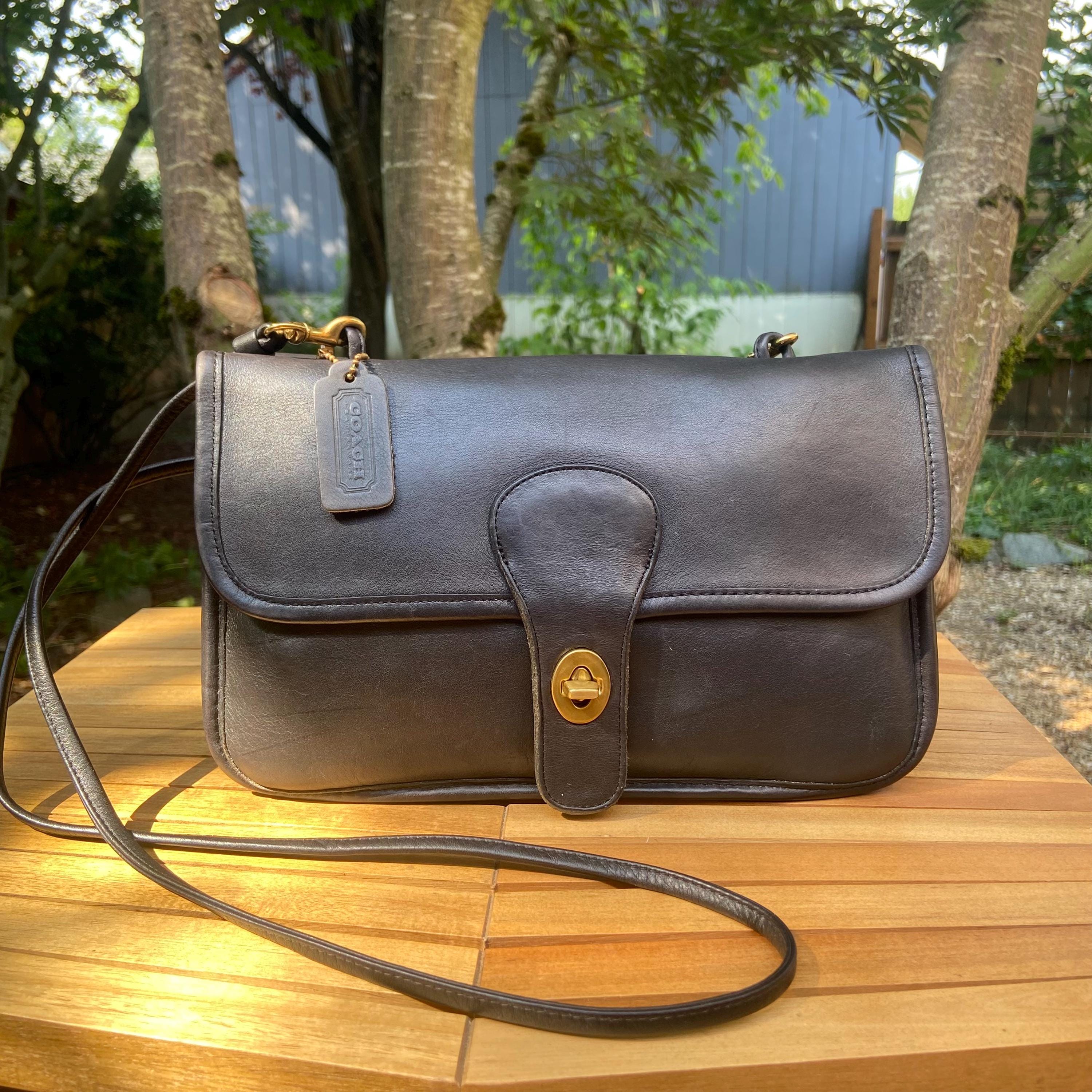 バッグ OLD COACH Business bag Double turn lock Old Coach Business Bag Turnlock 303 14 Height 31cm Width