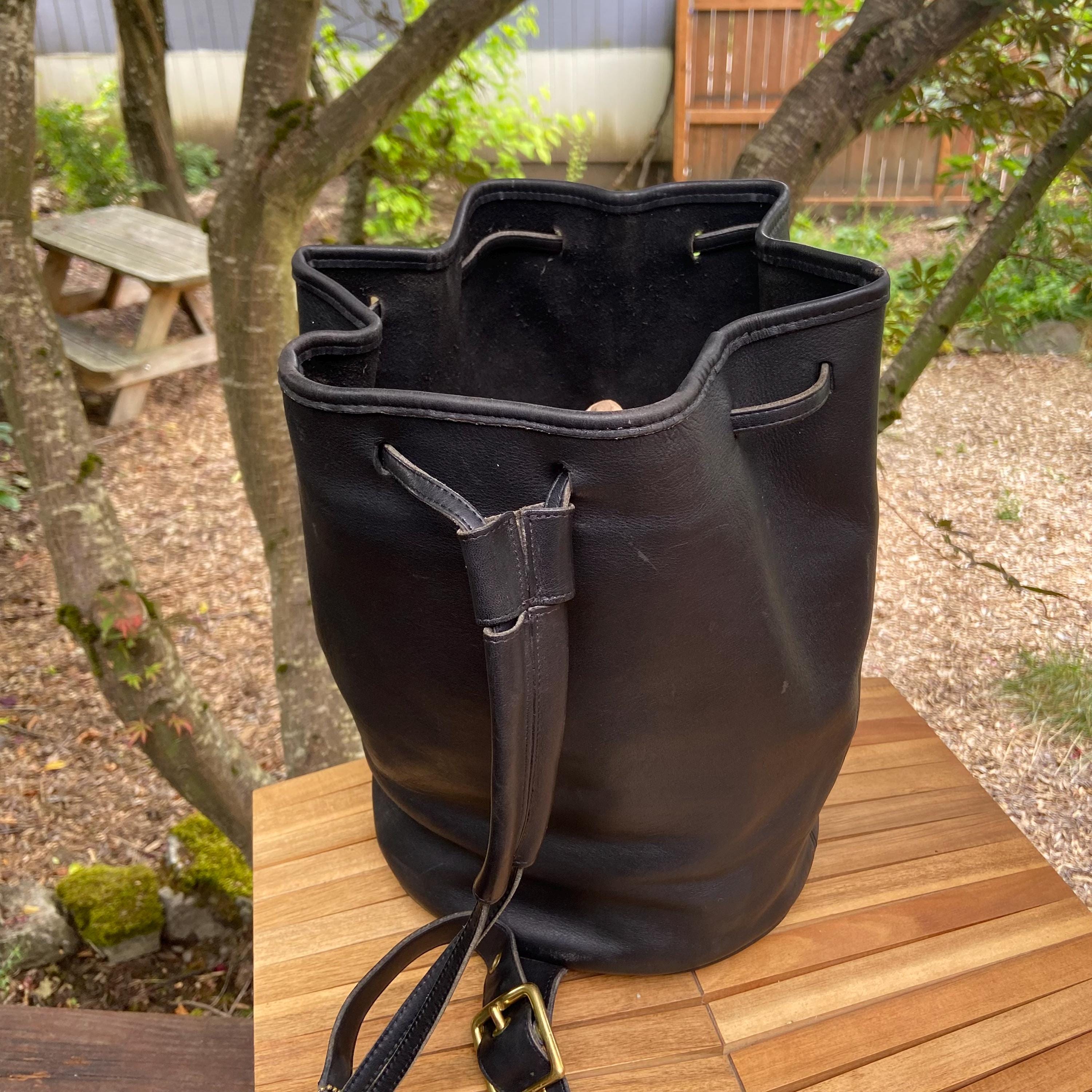 バッグ Vintage Coach The Sling Leather 9929 Vintage Coach the Sling | Style 9929 | Black | Made in USA