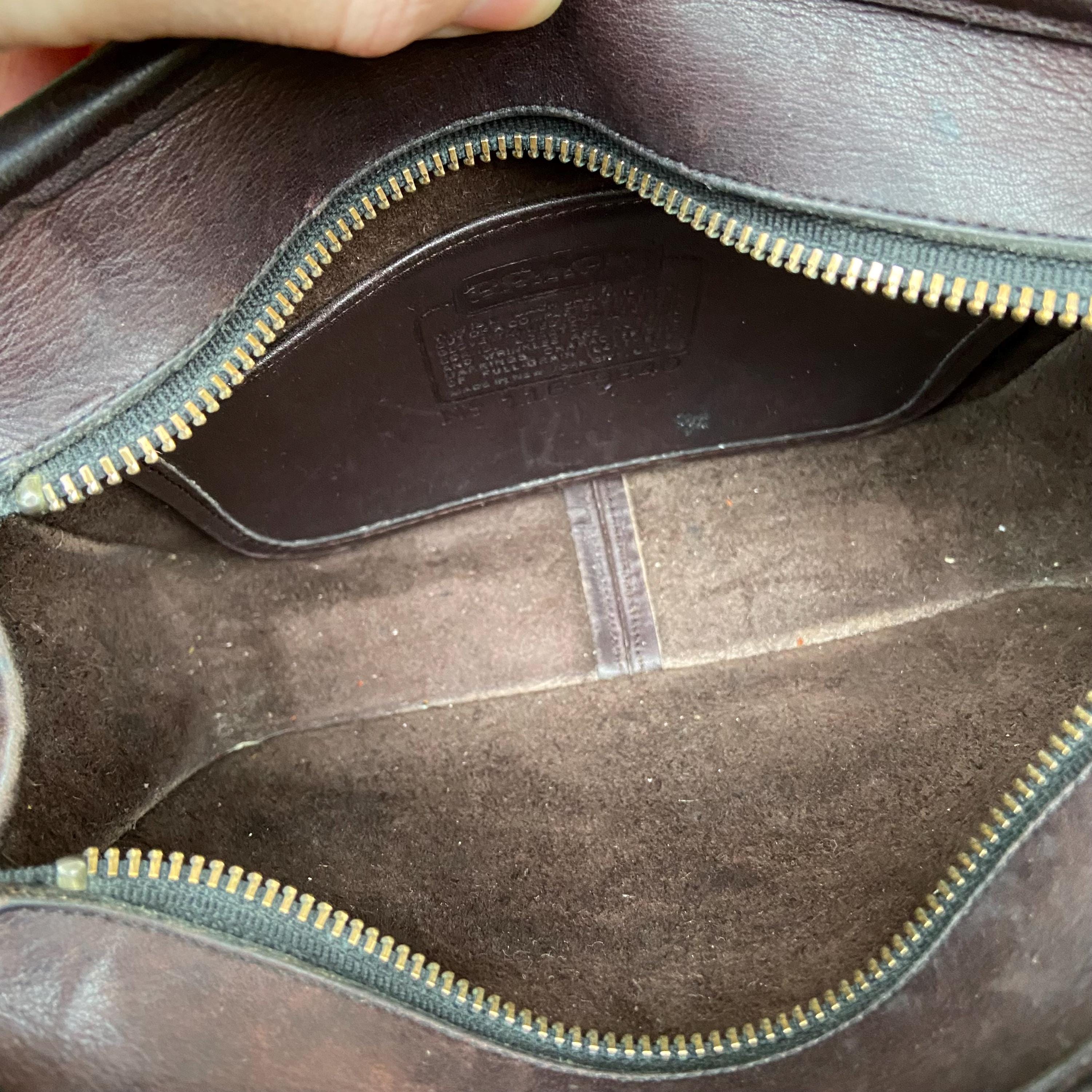 Vintage Coach Blazer Bag | Style 9830 | Mahogany | Made in NYC - Etsy