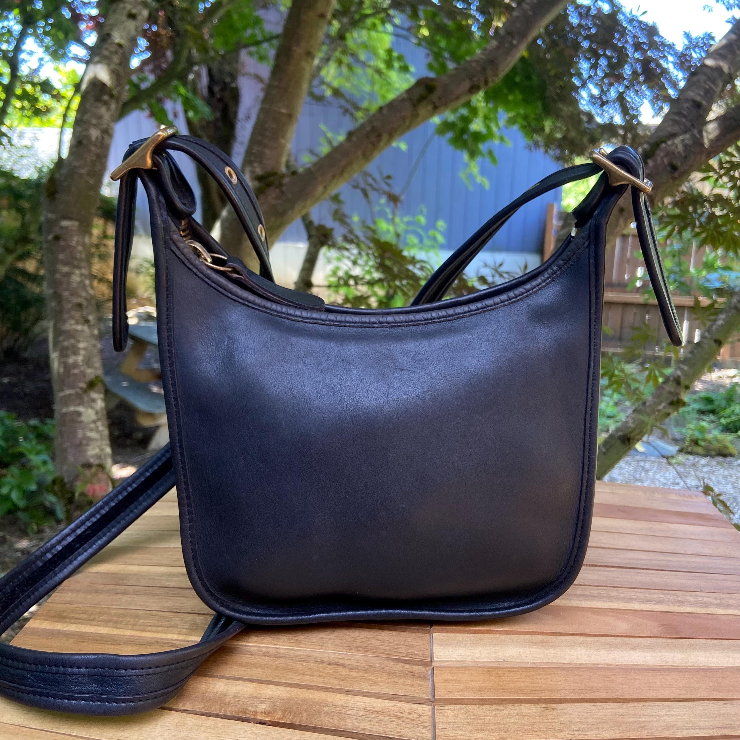 オールドコーチ OLD COACH 2WAY レザーバッグ 黒 ブラック