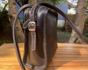 Vintage Coach Bellini Zip | Style 9139 | Black With Contrast