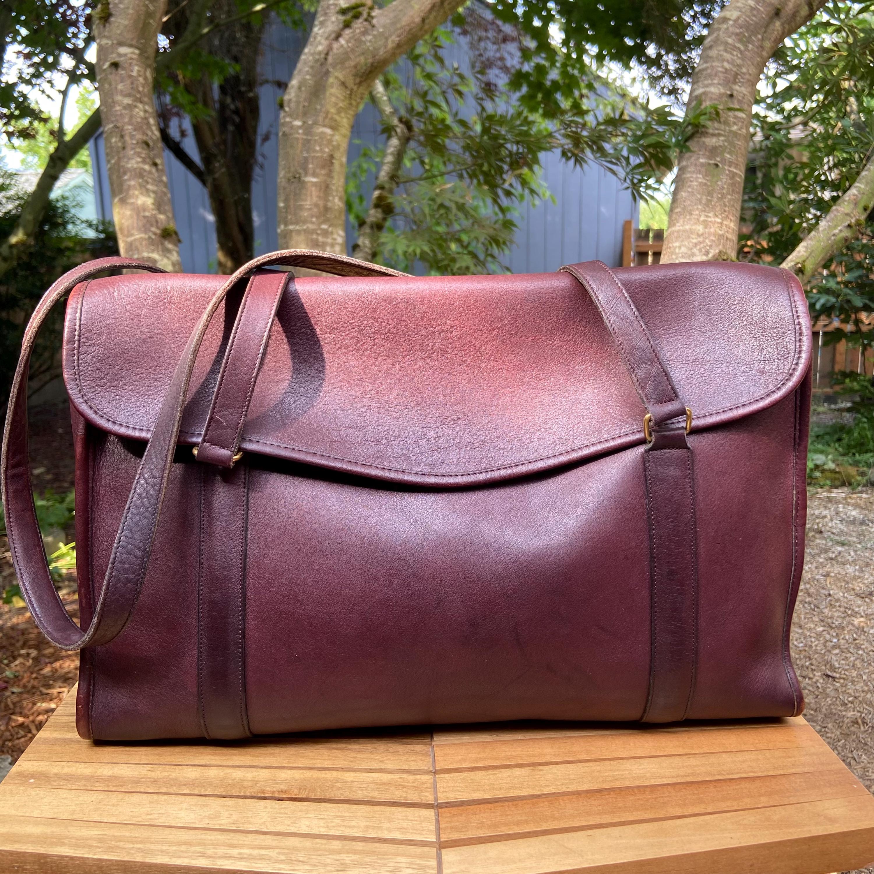 Burgundy Coach Bag - Etsy