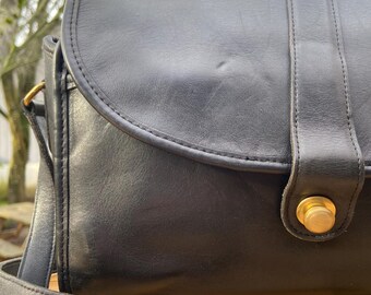 Vintage Coach Roll Bag | Style 9887 | Black | Made in USA | No