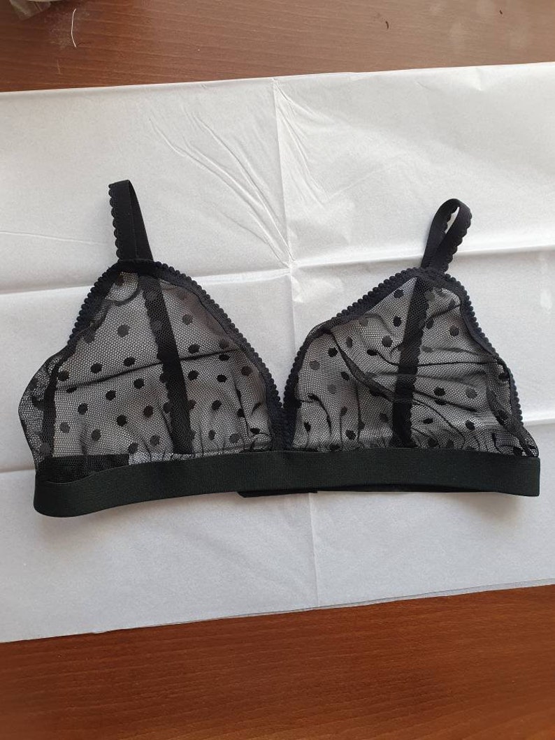 Sheer Bra See Through Lingerie Large Breasts Bra - Etsy