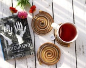 Bohemian Brown Rope, Fall Coasters