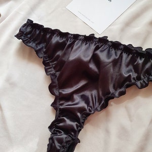 Buy Silk Ruffle Thong Online In India -  India