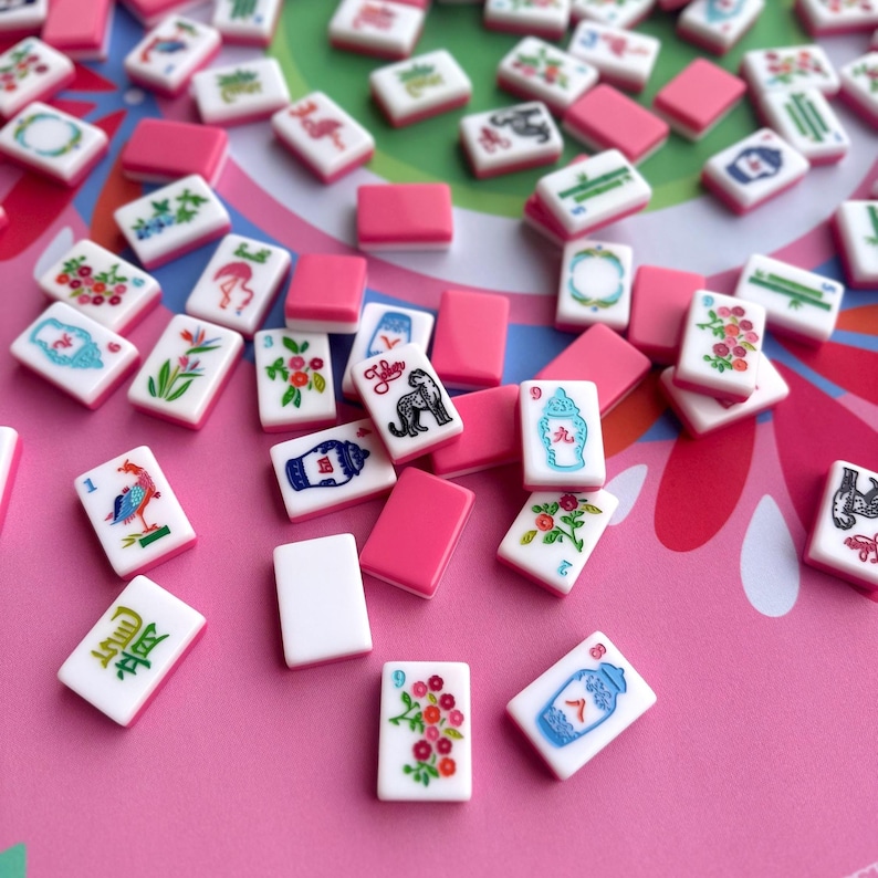 Wanderlust Mahjong Mat with Instructions immagine 1