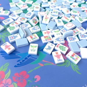 Mahjong Tiles Secret Garden