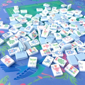 Mahjong Tiles Secret Garden