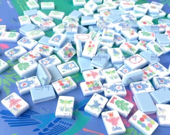 Mahjong Tiles Secret Garden