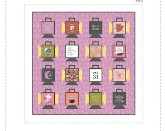 Halloween Quilt Pattern: Night Light (PDF Download)