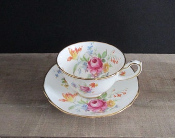 Hammersley Cup and Saucer England Floral Bouquet