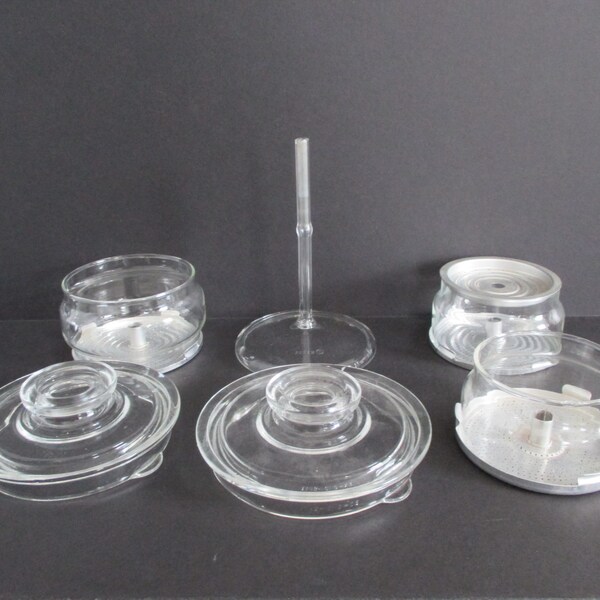 Pyrex Percolator Coffee Pot Replacement Parts Glass Basket Pump Stem Lids