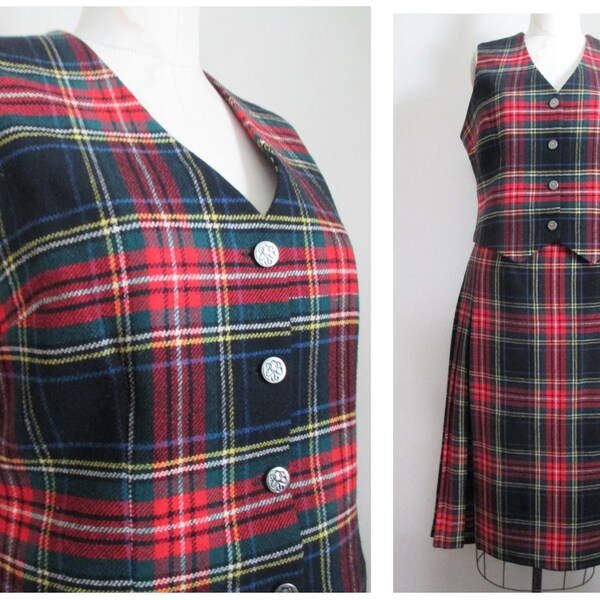 Stewart Black Tartan Hoodie - Tree Of Life
