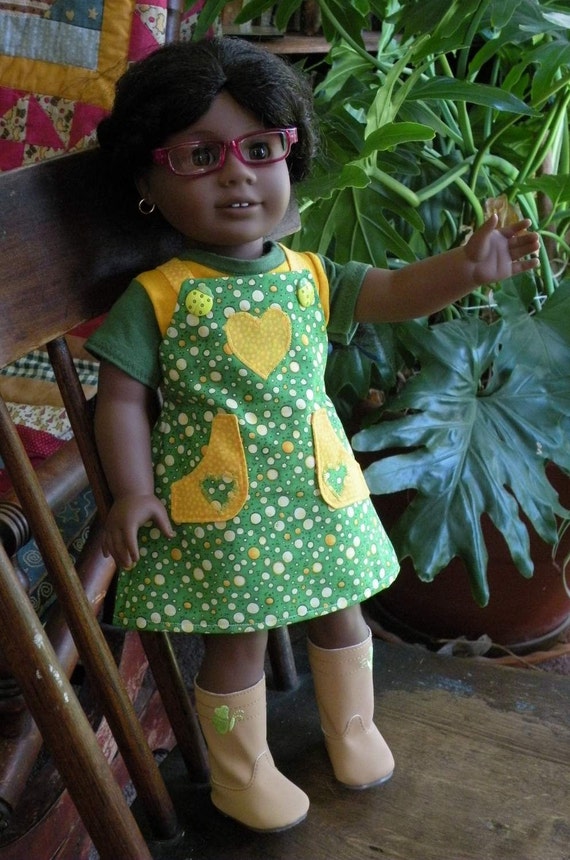 Jumper Pattern for American Girl Doll and other 18 Dolls Etsy