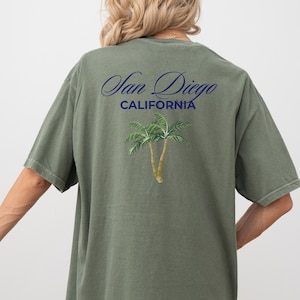 San Diego California Shirt, Vintage Style Tee, Surf San Diego California Shirt, Beach Shirt, Vintage San Diego Trip Shirt, Vacation