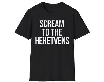 ATEEZ "Scream to the Hehetvens" T-Shirt, Ateez Shirt, Unisex Tee Shirt, Atiny Tee, Kpop Merch, Yeosang Teeshirt, Hethet, 8MEN Shirt