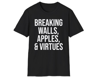 ATEEZ "Breaking Walls, Apples, & Virtues" T-Shirt, Ateez Shirt, Unisex Tee Shirt, Atiny Tee, Kpop Merch, Jongho Teeshirt, 8MEN Shirt