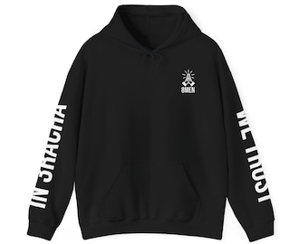 In 3Racha We Trust Hoodie, Stray Kids, 8MEN Shirt, Unisex Heavy Blend™ Hooded Sweatshirt, SKZ, Kpop Fan-Made Merch