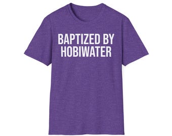 K-POP "Baptized By Hobiwater" T-Shirt, Borahae Shirt, Unisex Tee Shirt, Purple Tee, Kpop Merch, Teeshirt, Holy KPOP Shirt