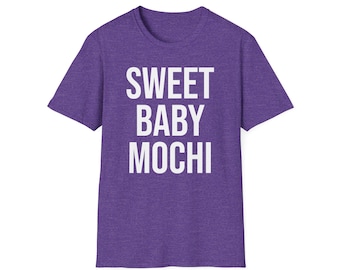 K-POP "Sweet Baby Mochi" T-Shirt, Borahae Shirt, Unisex Tee Shirt, Purple Tee, Kpop Merch, Teeshirt, Holy KPOP Shirt