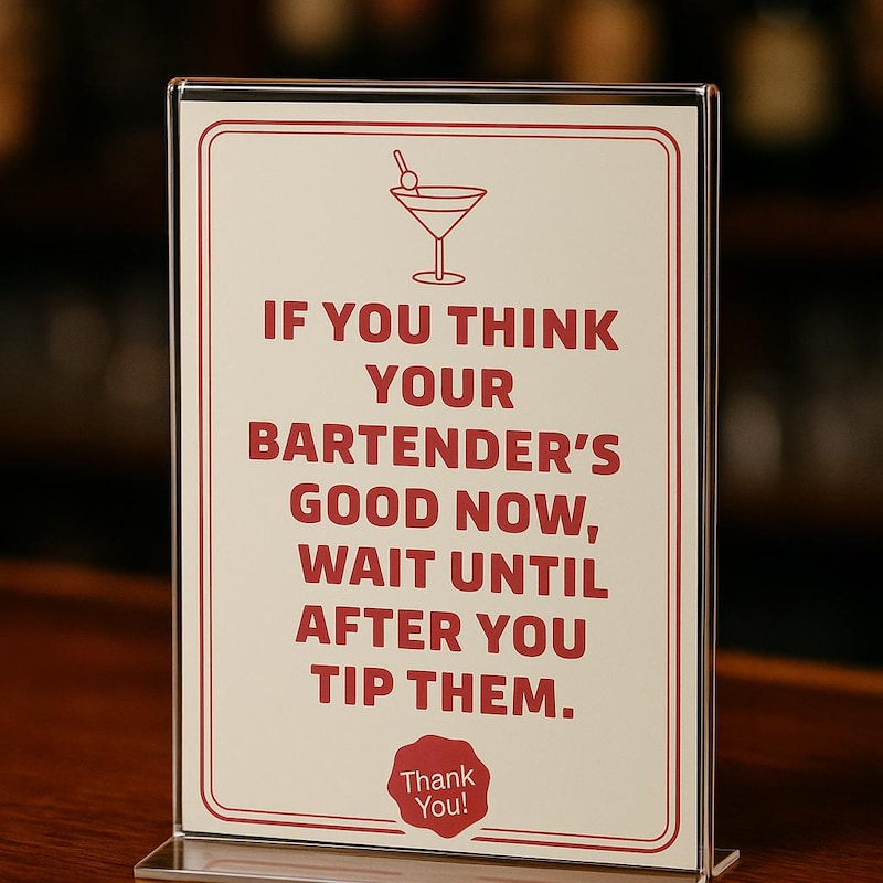 Funny Tip Jar Signs - Etsy
