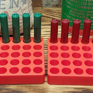 Pair of 410 Gauge Shot Shell Reloading Tray/Block 25 Shells- choose a color
