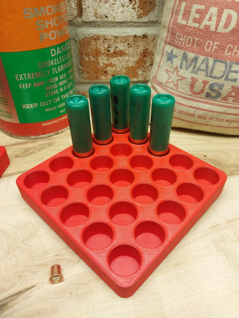 Shell Reloading Shell Plate Pair of 28 Gauge Shot Shell Reloading Tray/block 25 Shells- Multiple ...
