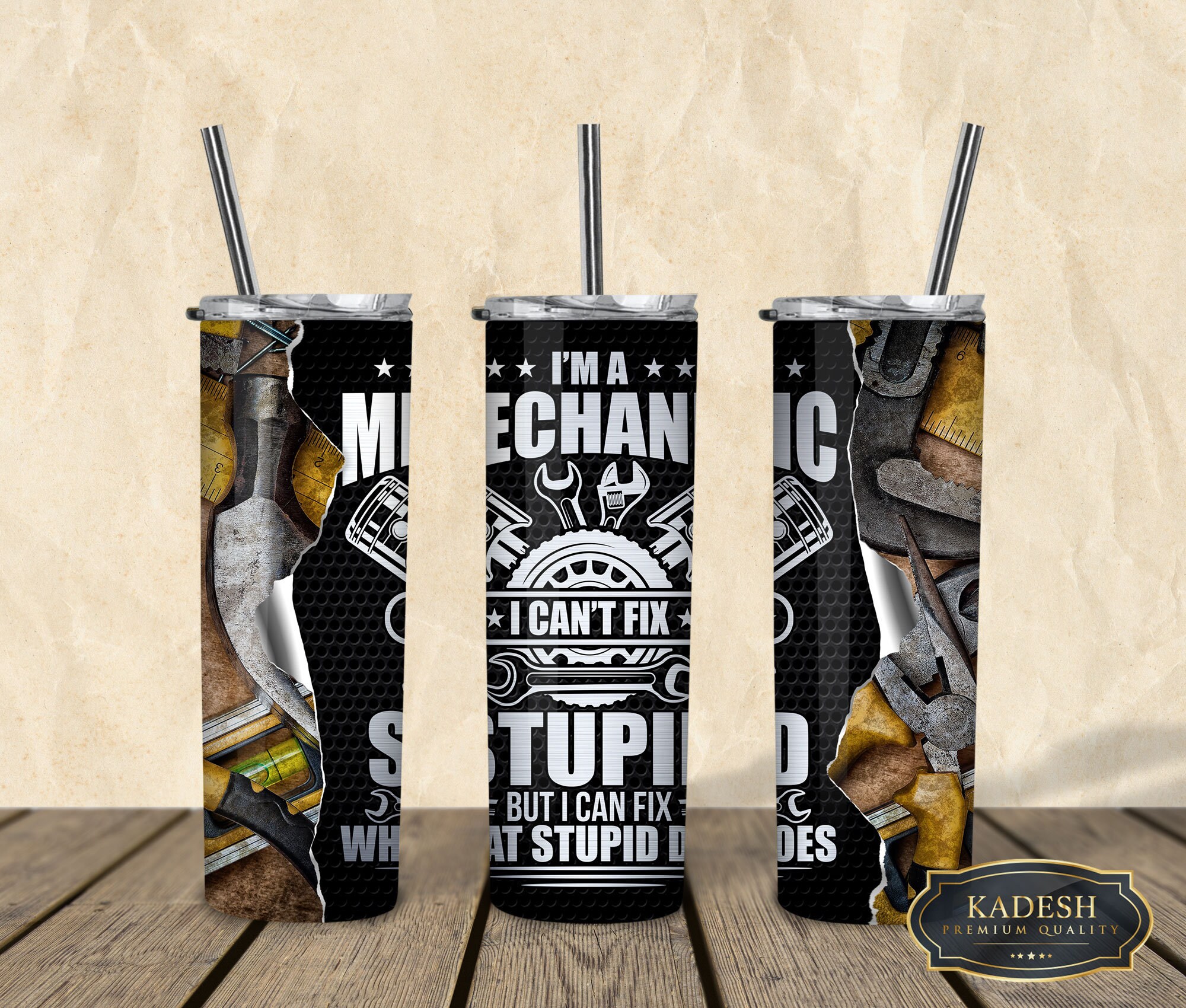 I'm a Mechanic Tumbler 20 oz Skinny Sublimation Design - Etsy.de