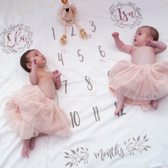 personalised milestone blanket