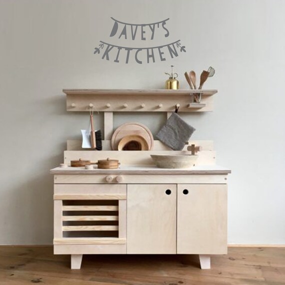 personalised play kitchen