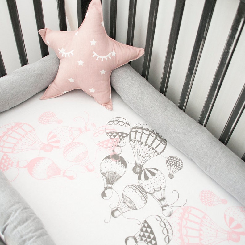 hot air balloon crib bedding set