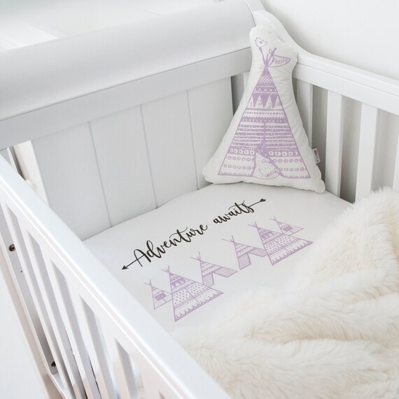 adventure awaits crib sheet