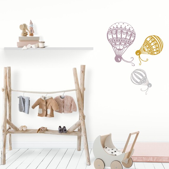 Hot Air Balloon Wall Stickers Vinyl Adventure Nursery Decals Etsy
