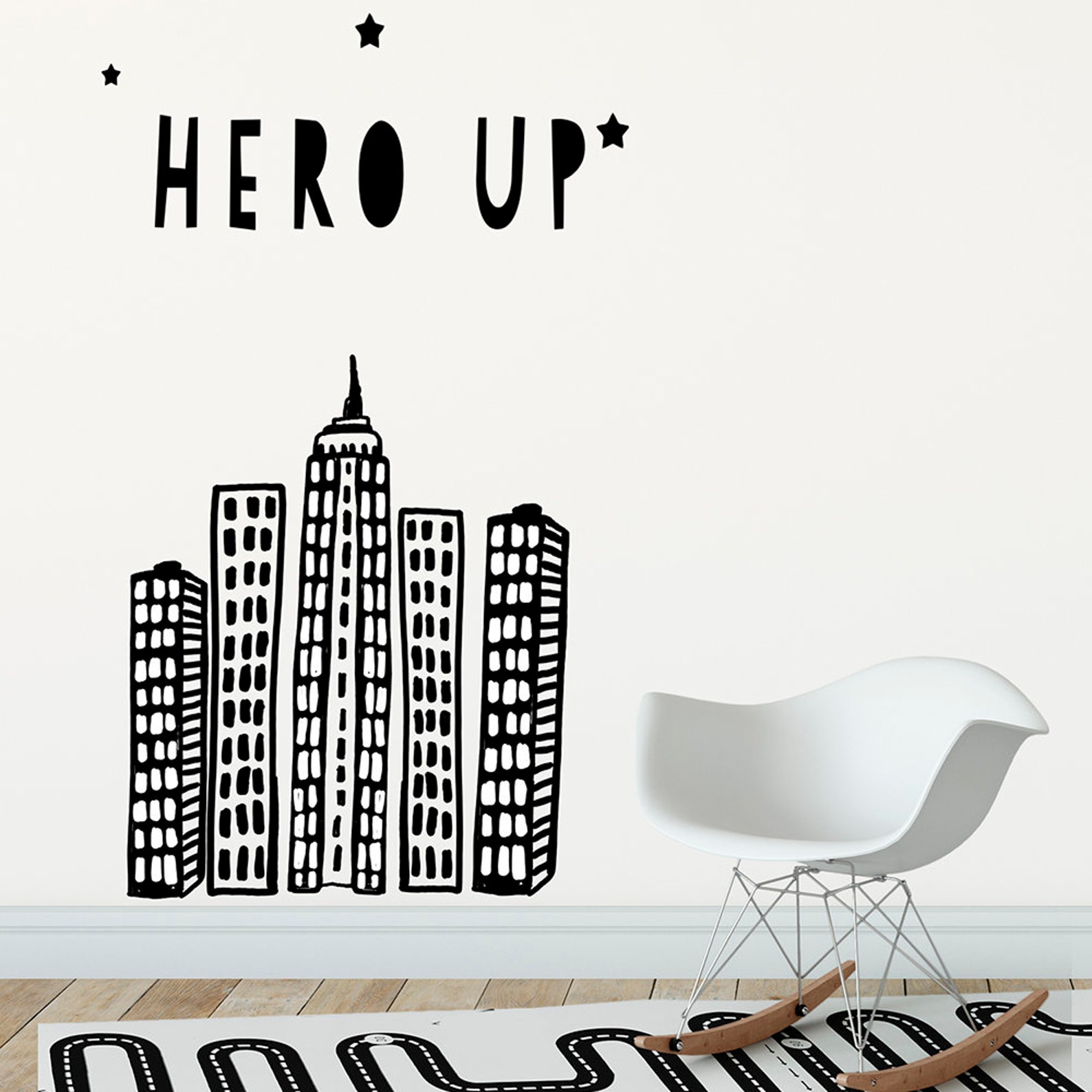 Hero Up Super Hero Wall Stickers Kids Superhero Wall Decals Etsy UK