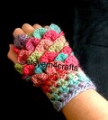 Dragon Scale Fingerless Gloves