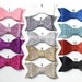 2.5 inch Medium Glitter Bows, Baby Sequin Bow, Wholesale Glitter Hairbow - Choose your color - Choose no clip or with alligator clip