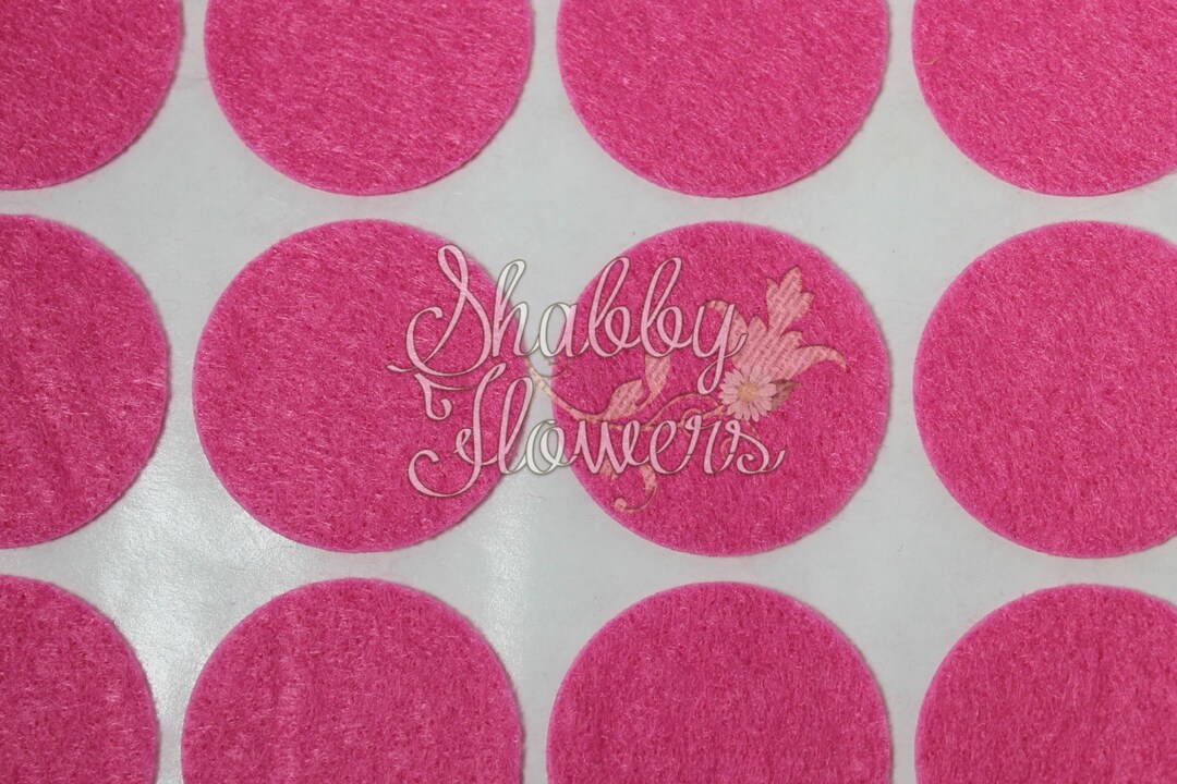Adhesive Felt Circles Felt Dots 1.5 Inch Felt for Headbands Etsy