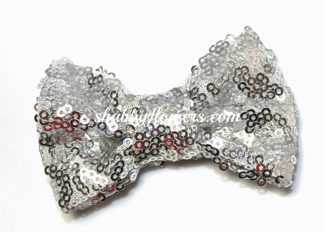 3 Inch Medium Sequin Bows Baby Sequin Bow Wholesale Sequin - Etsy