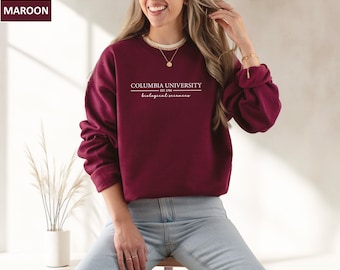 Custom University Sweatshirt, Custom College Hoodie, Personalized Graduation Gift, Crewneck for Students, University Apparel, High School