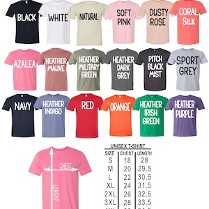 a group of t - shirts with different colors and sizes