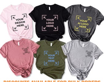 Personalized Shirt with Logo, Custom Logo Design Tee Shirt, Custom Tshirt Printing, Custom Text Shirt, Company Logo Tee, Business TShirt