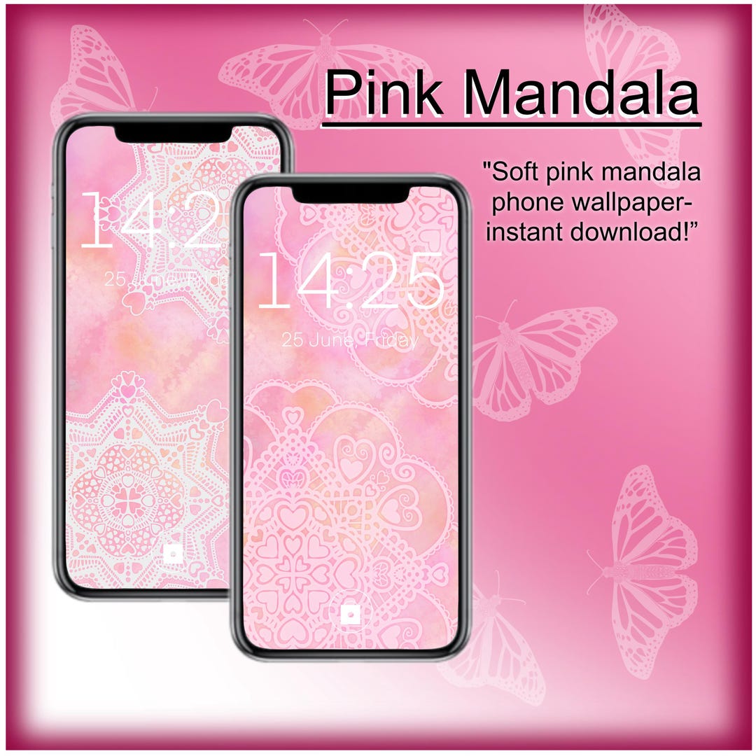 Pink Phone Wallpaper for Android - Etsy