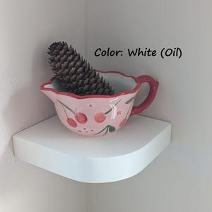 Square Corner Floating Shelf, Home Decor Rustic Shelves, Speaker Baby Monitor, Security Home Camera, Modern Farmhouse Corner Shelf